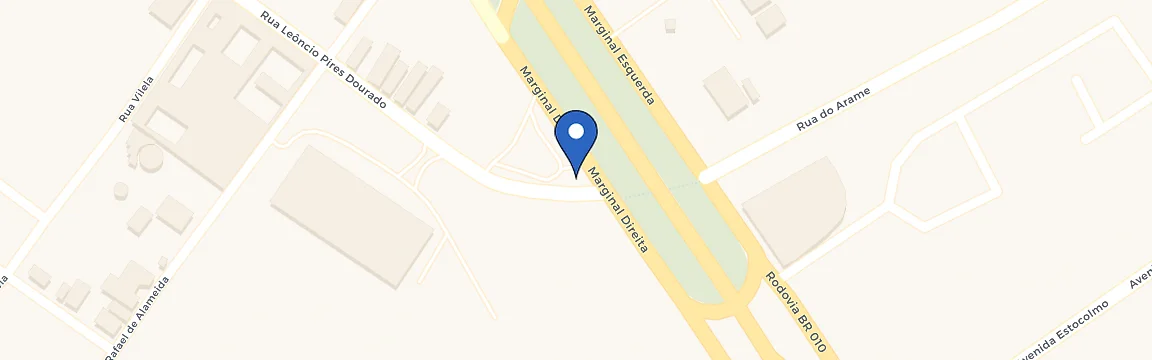 Mapa da estação Imperatriz Posto Ecodrive