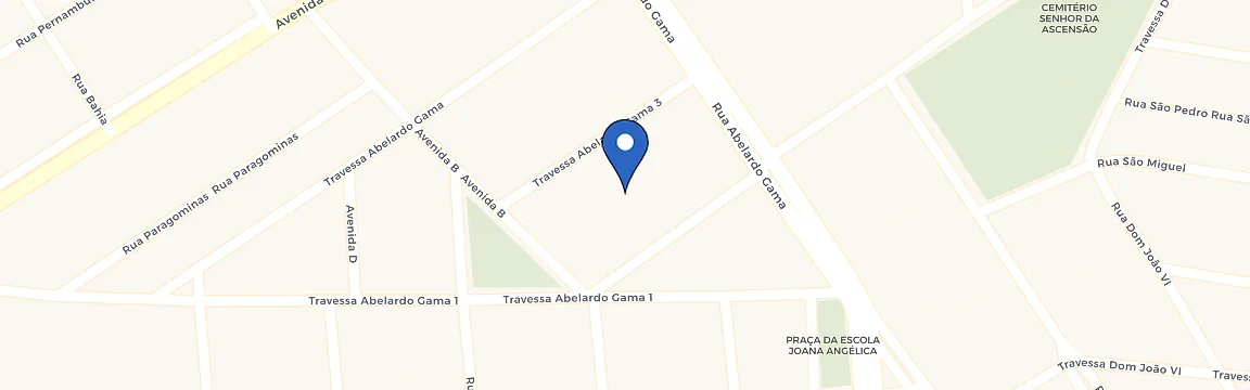 Mapa da estação Pousada Mini Custo