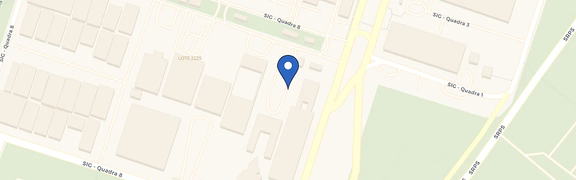 Mapa da estação Unique SIG Estacionamento