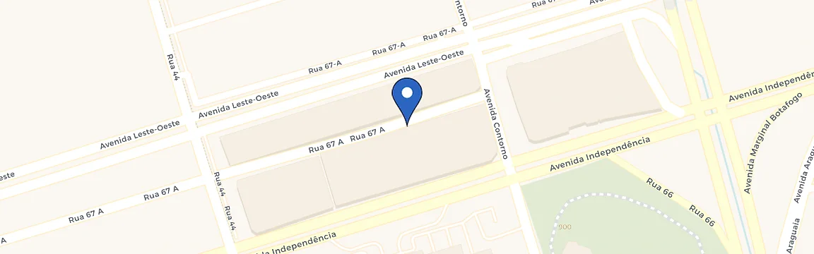 Mapa da estação Shopping Gallo