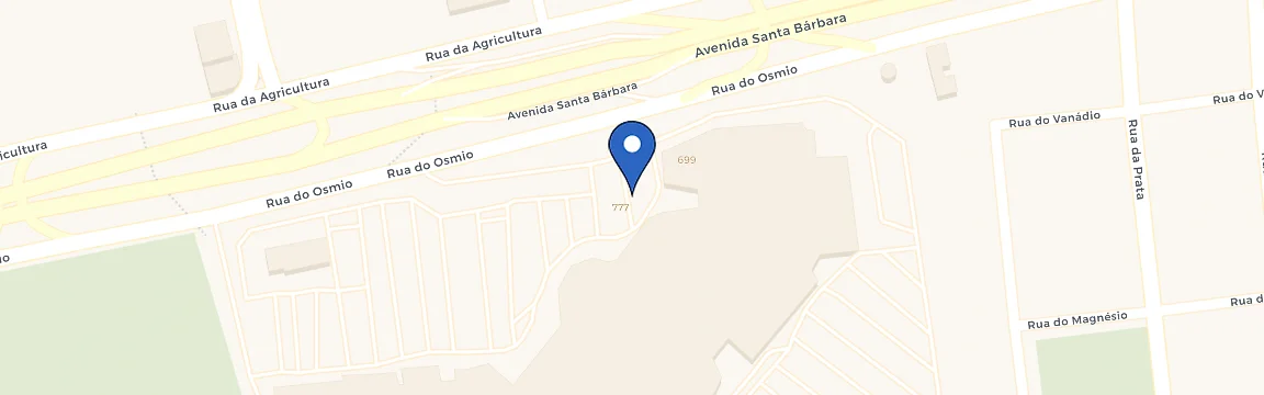 Mapa da estação Shopping Tivoli