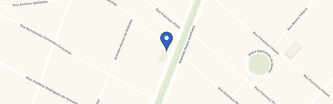 Mapa da estação Ale - Padre Anchieta
