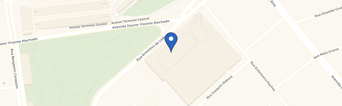 Mapa da estação Shopping Palladium - Ponta Grossa