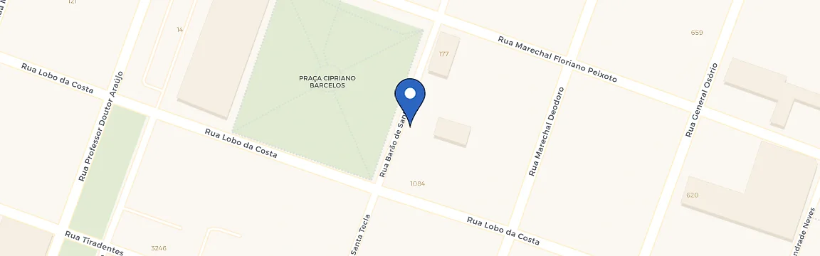 Mapa da estação Aptos Pernoite