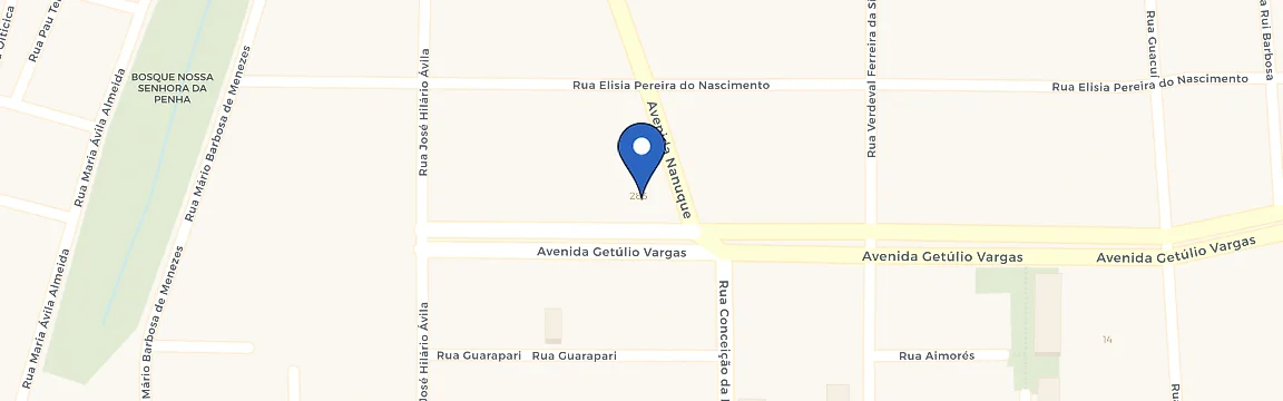 Mapa da estação Posto Atlântica