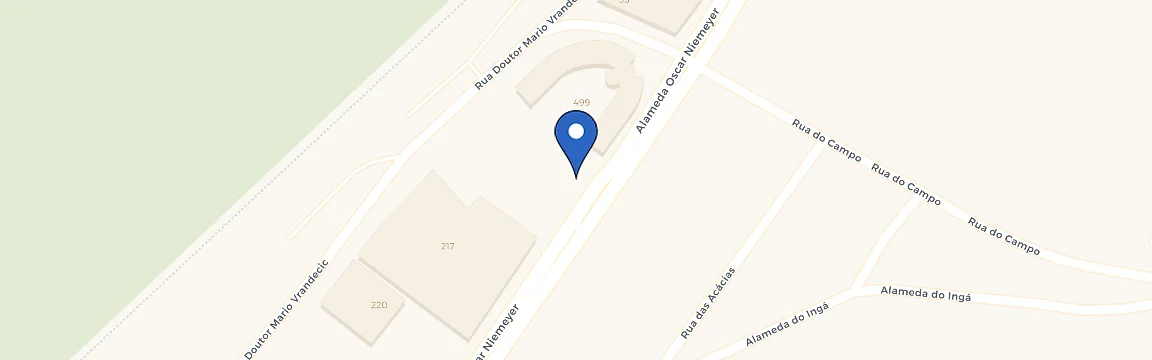 Mapa da estação Mercure BH Vila Da Serra