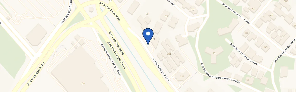 Mapa da estação Audi Center Vale SJC