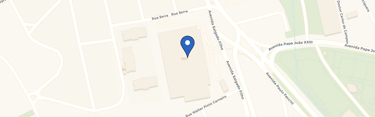 Mapa da estação Assaí Bosque Maia