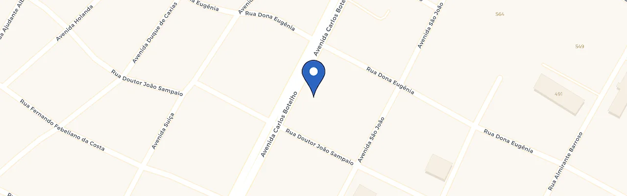 Mapa da estação Sicoob Cocre