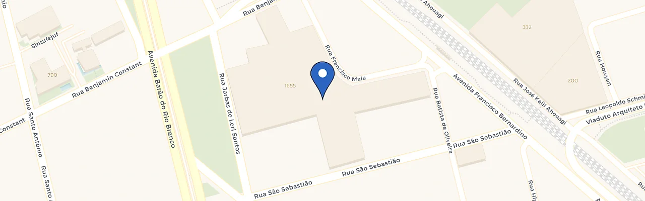 Mapa da estação Estacionamento Do Santa Cruz Shopping