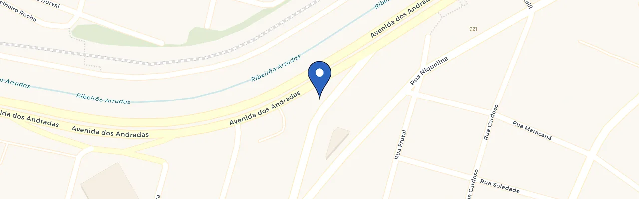Mapa da estação Andradas Office