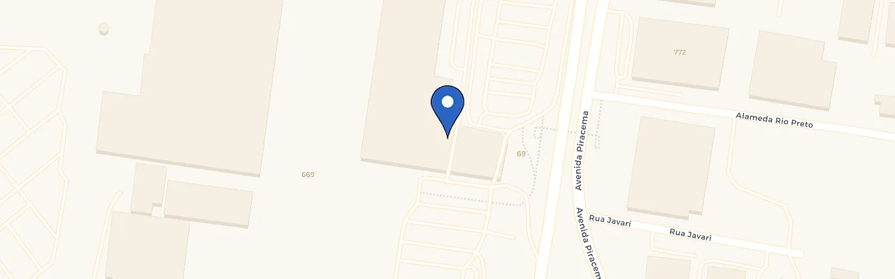 Mapa da estação Shopping Tamboré