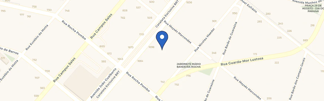 Mapa da estação Edifício Serra Juveve