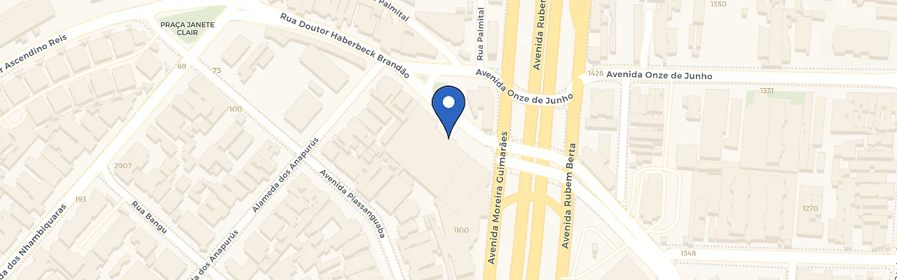 Mapa da estação Fiat Sinal - Rubem Berta