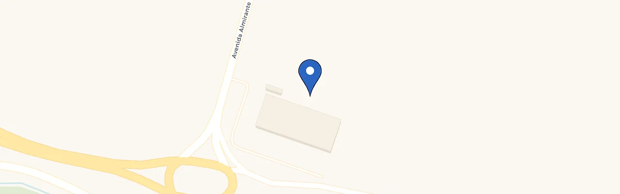 Mapa da estação Trento Hotel - Guaíra