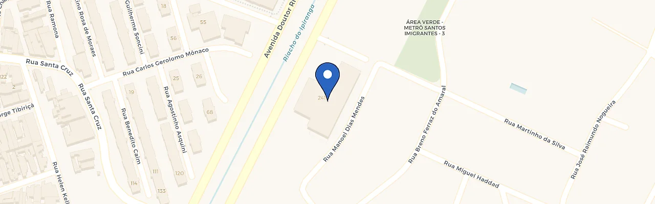 Mapa da estação Divena Ricardo Jafet