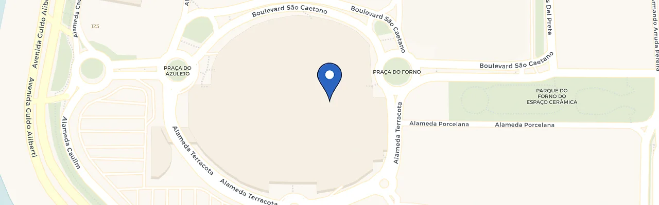 Mapa da estação Park Shopping São Caetano