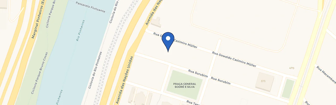 Mapa da estação Estacionamento