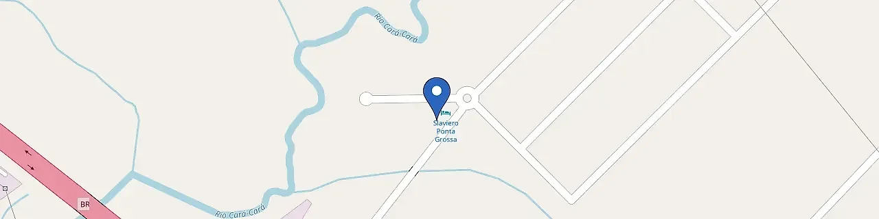 Mapa da estação Zletric - Slaviero Ponta Grossa