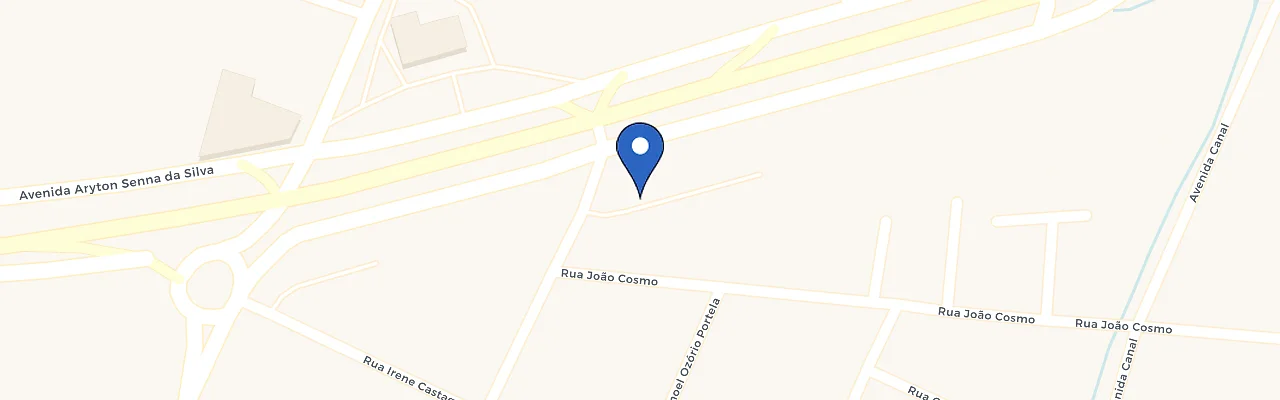 Mapa da estação Hotel Campo Largo Express
