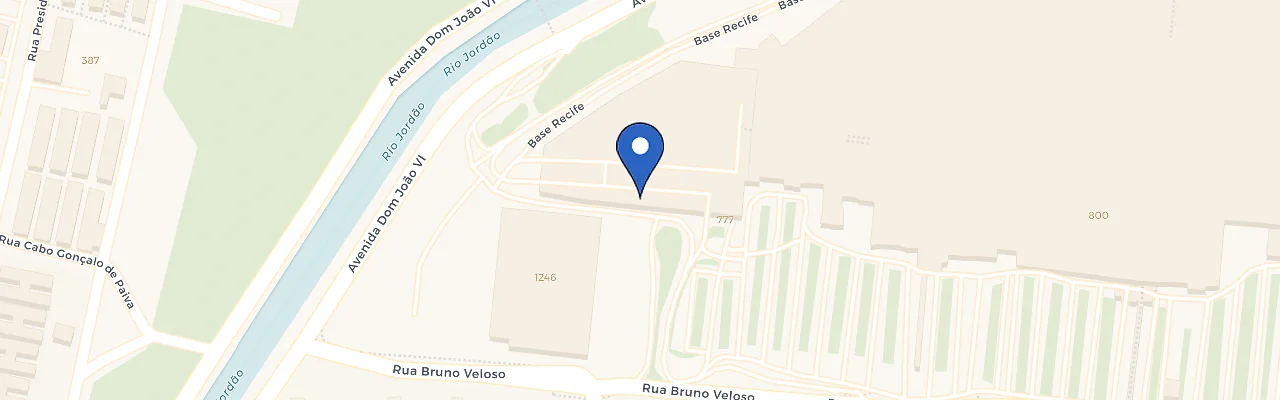 Mapa da estação Planeta Charger Shopping Recife