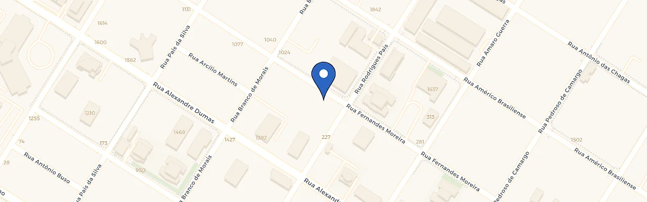 Mapa da estação Park & Go - Chácara Santo Antônio