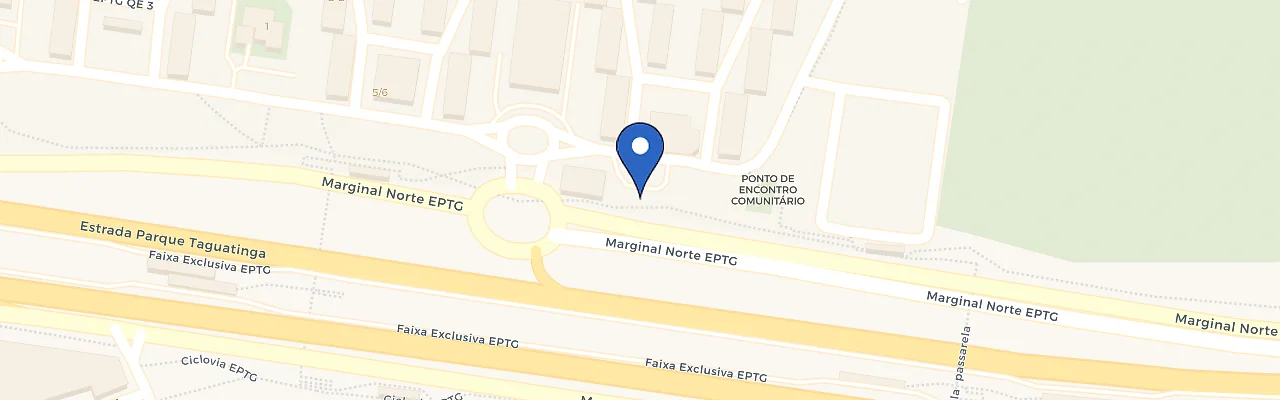 Mapa da estação Blue Fit Lúcio Costa