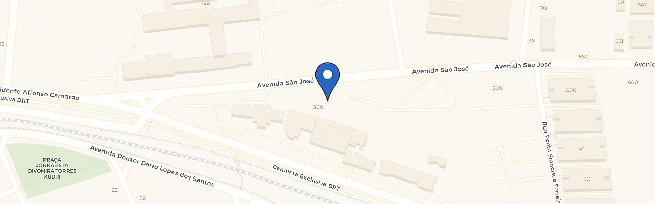 Mapa da estação Zletric - Hospital Marcelino Champagnat