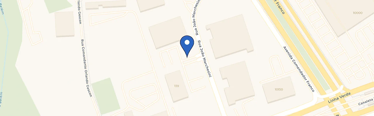 Mapa da estação Zletric - Curitiba Office Park