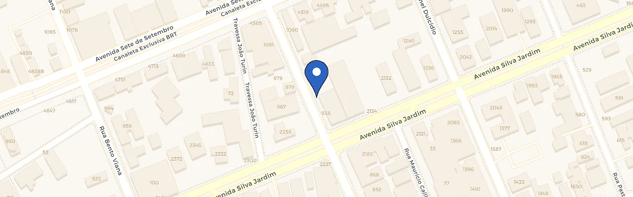 Mapa da estação Edifício Blend
