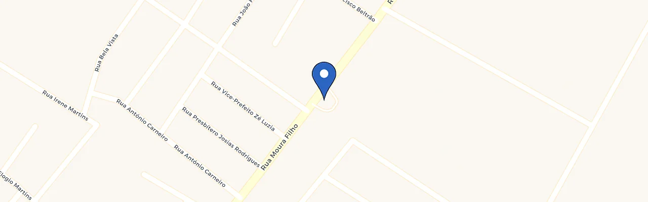 Mapa da estação Posto Bandeirantes - Alagoinha/PB
