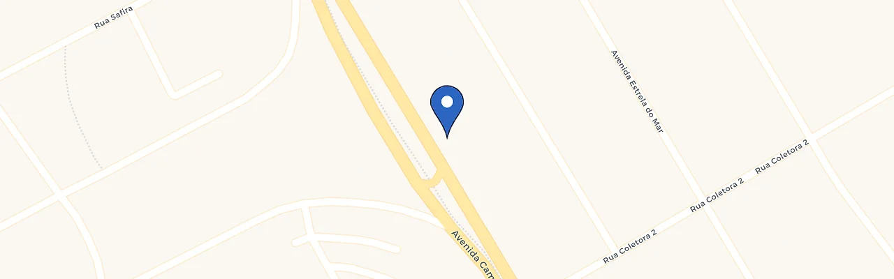 Mapa da estação Hotel Santuário das Águias - Porto das Dunas
