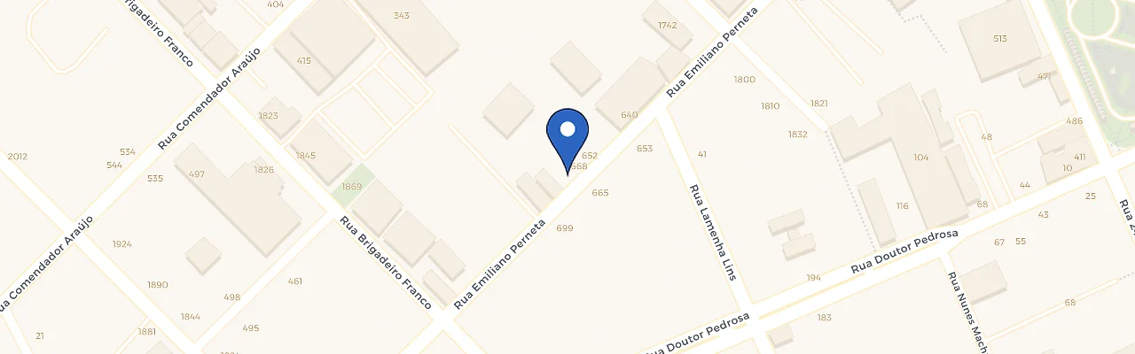 Mapa da estação Novotel Curitiba Batel