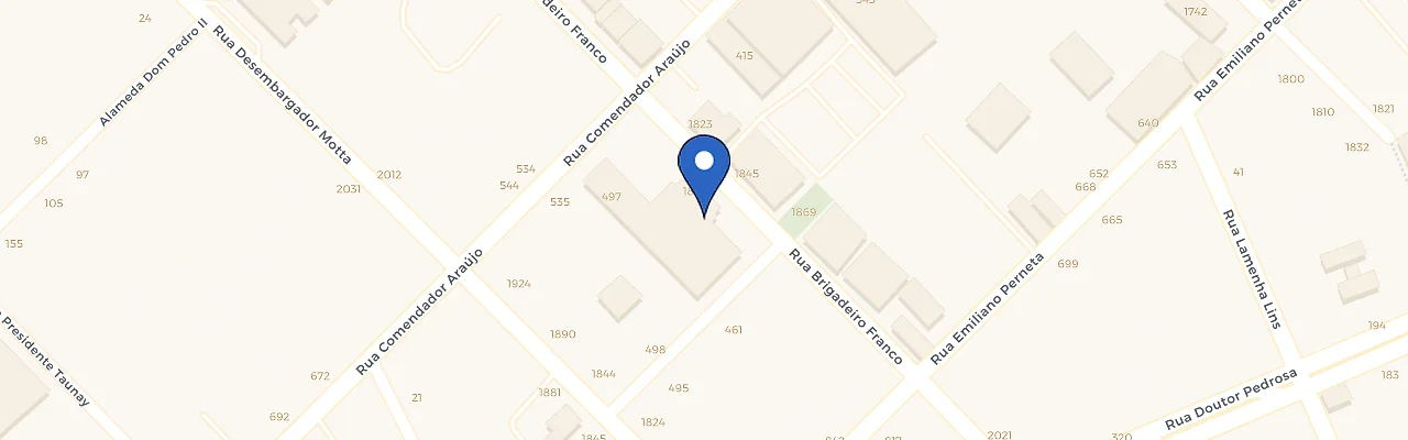 Mapa da estação Edifício Comercial Evolution