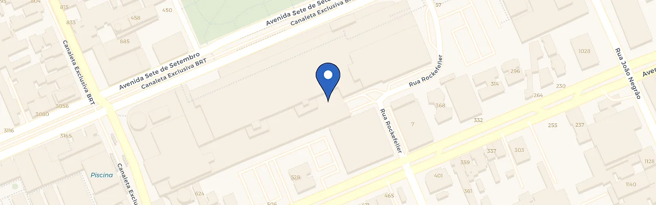 Mapa da estação Shopping