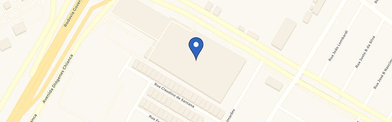 Mapa da estação Super Fácil Atacado