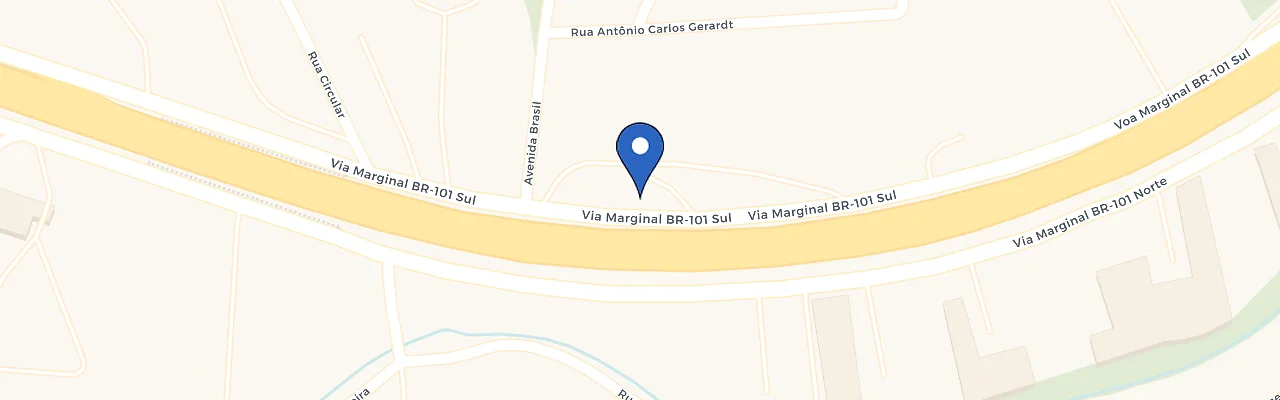 Mapa da estação iLeve - Posto 13