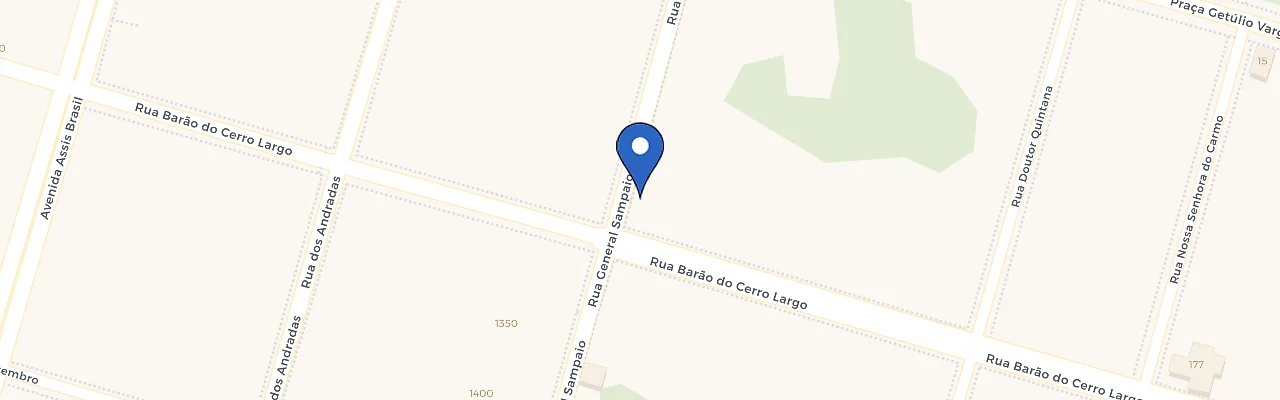 Mapa da estação Bedinoto | Centro Alegrete