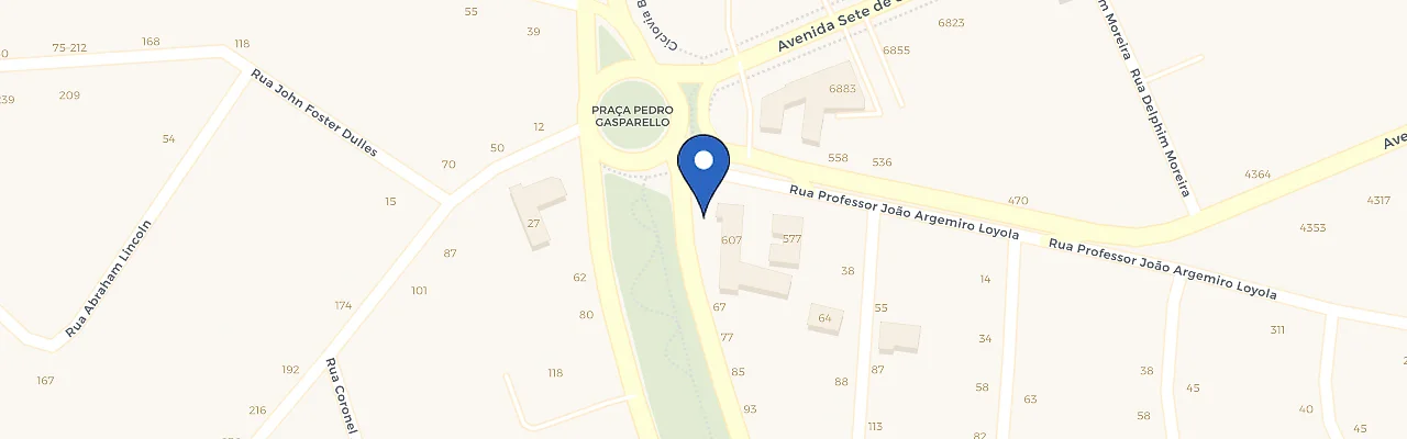 Mapa da estação GAC Servopa