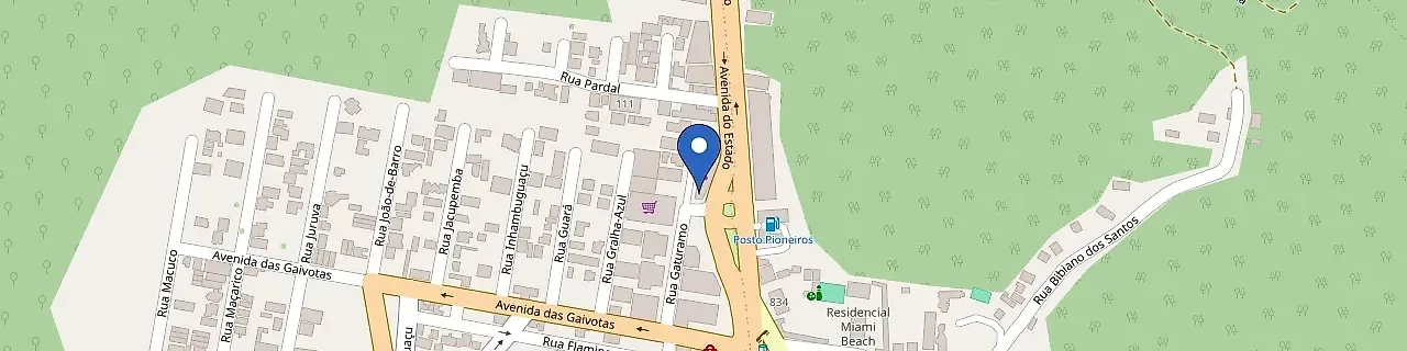 Mapa da estação Baltop Auto Center