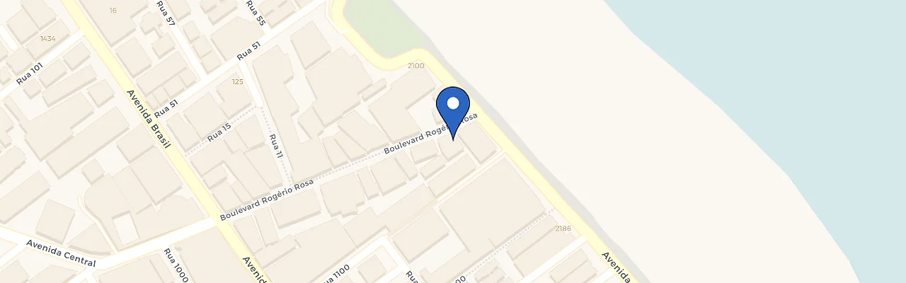 Mapa da estação Hotel Miramar