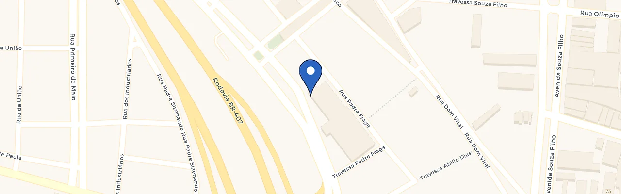 Mapa da estação Hotel Grande Rio