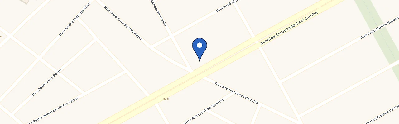 Mapa da estação Nordeste Rápida