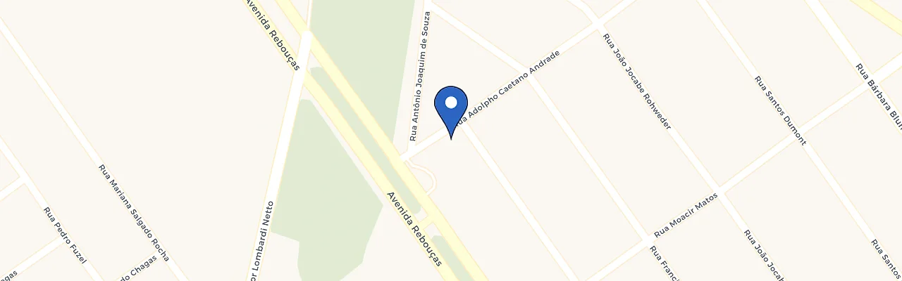 Mapa da estação Rebouças