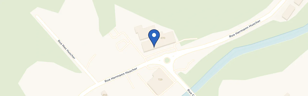 Mapa da estação Quality Hote Blumenau