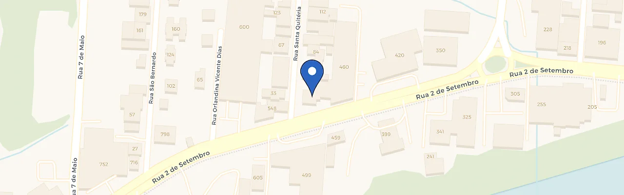 Mapa da estação Audi Center Blumenau