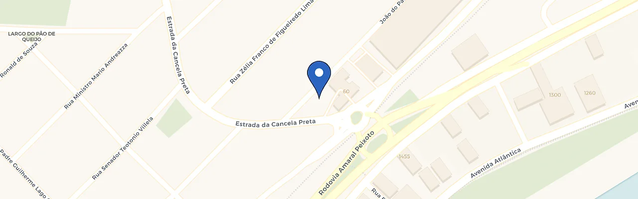 Mapa da estação POSTO Shell Cancela Preta