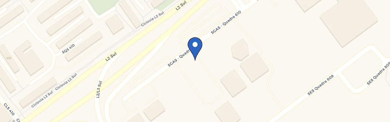 Mapa da estação Igreja Metodista Asa Sul