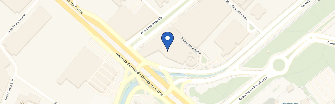 Mapa da estação Shopping 3 Américas