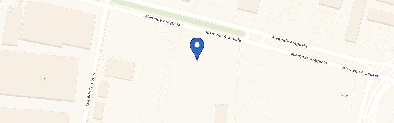 Mapa da estação Centro Empresarial Araguaia Corporate - Power2Go